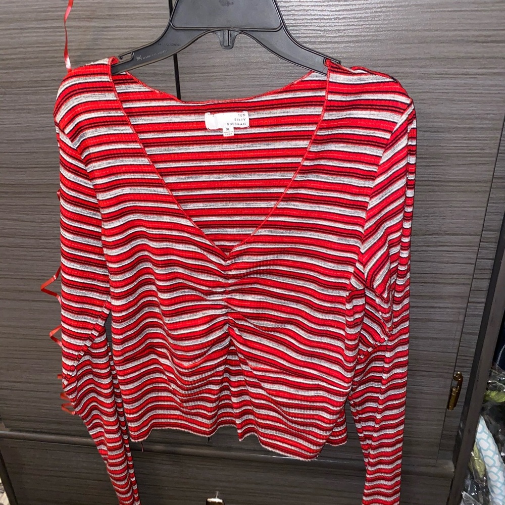 Striped crop top